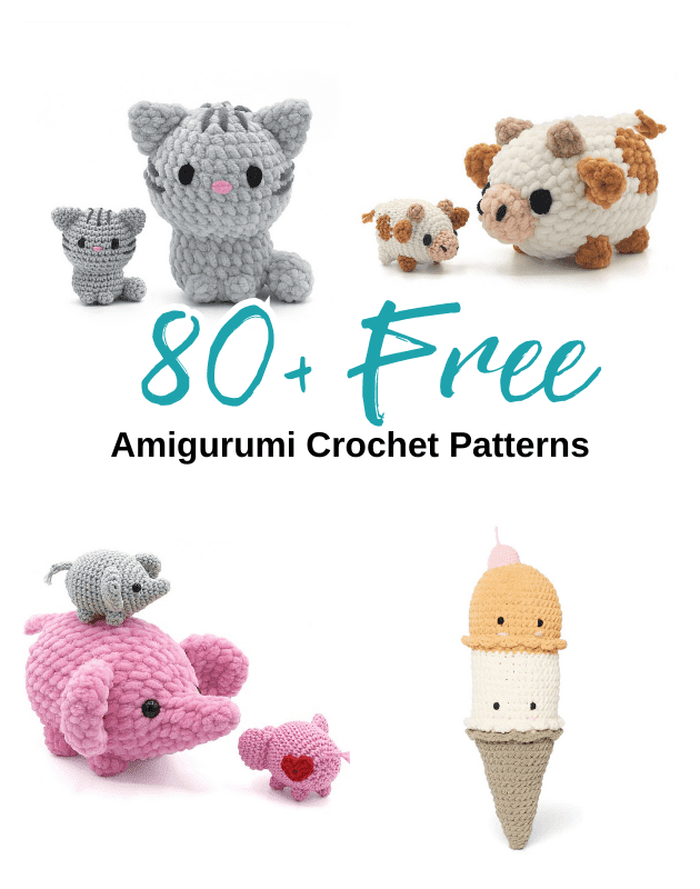 80+ The Cutest Amigurumi Crochet Ideas To Make - FREE Patterns!