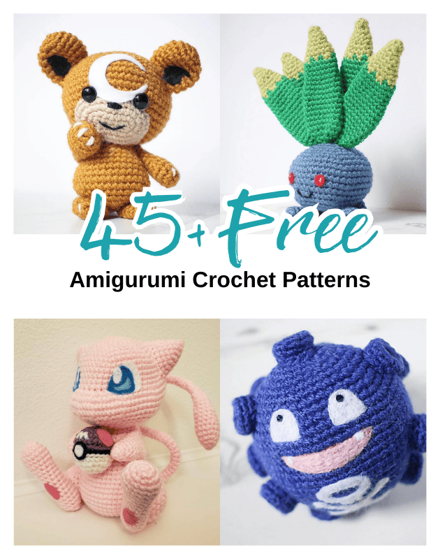 Pokemon amigurumi crochet pattern free