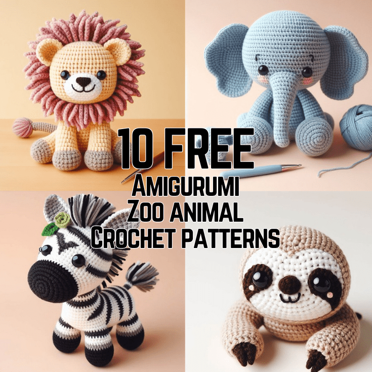 10 Amigurumi Zoo Animals Crochet ideas!