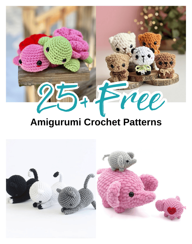 25+ Amazing FREE Amigurumi Animal Crochet Patterns!