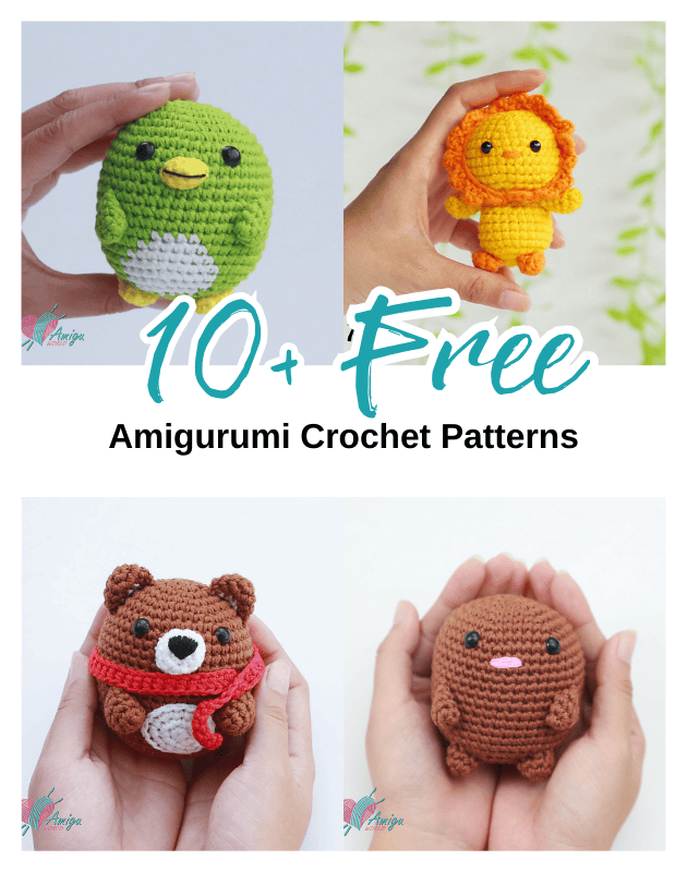 10 Supercute Mini Animals Amigurumi FREE Crochet Patterns!