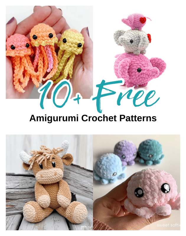 10 Supercute FREE Amigurumi Crochet Patterns!