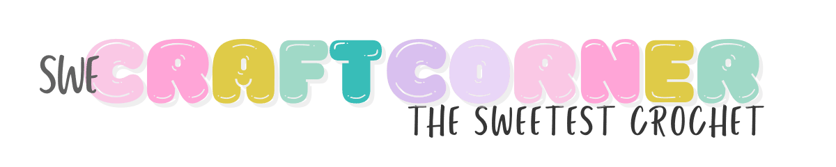 colorful swecraftcorner logo with black text the sweetest crochet
